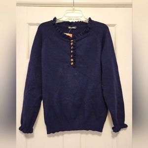 BTFBM Navy Blue Ultra-Soft Sweater